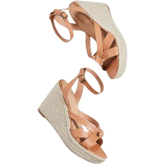 SOLUDOS • Charlotte Espadrilles Heels Wedges Shoes Sandals Includes Box