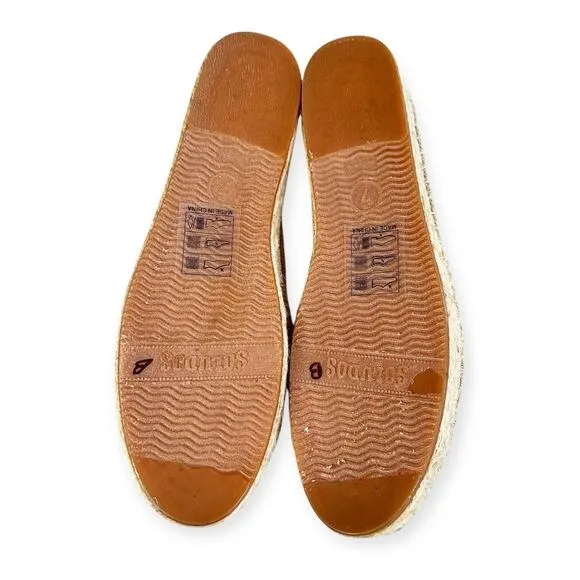 Soludos Gilded Owl Smocking Slipper Espadrilles Safari Tan Women 7
