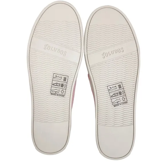 Soludos NWT Ciao Bella Dusty Pink Slip On Sneakers Embroidered SZ 7