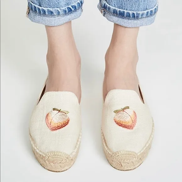 Soludos Peach Espadrilles