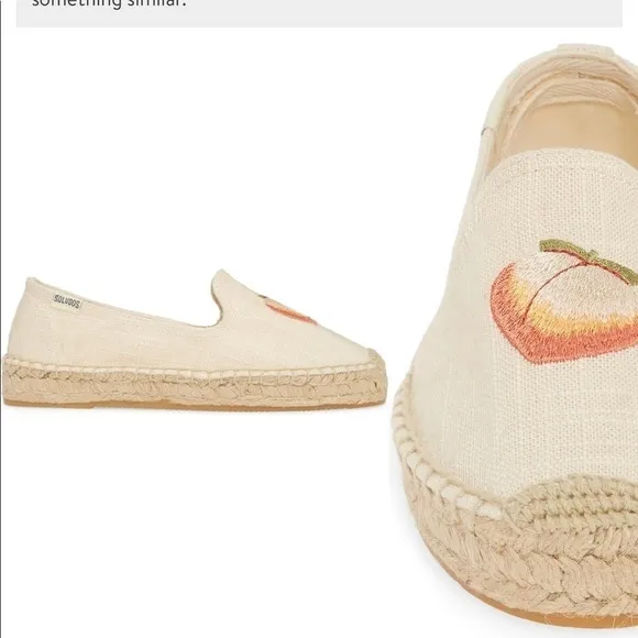 Soludos Peach Espadrilles