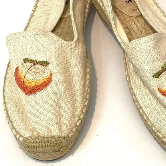 Soludos Peach Espadrilles