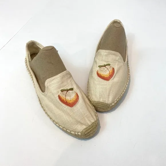 Soludos Peach Espadrilles