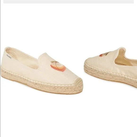 Soludos Peach Espadrilles