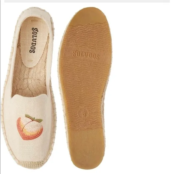 Soludos Peach Espadrilles