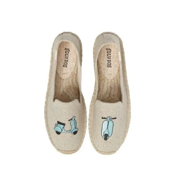 Soludos Vespa Tan Slip On Espadrilles