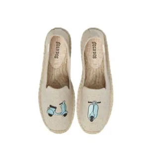 Soludos Vespa Tan Slip On Espadrilles