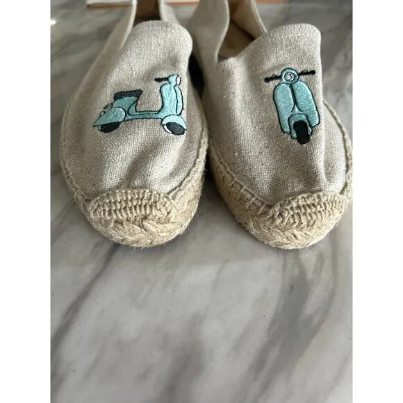 Soludos Vespa Tan Slip On Espadrilles