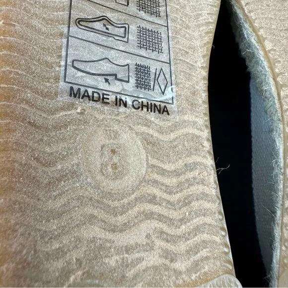 Soludos White Espadrilles 8 Slip On  Canvas Shoes Womens Brand New