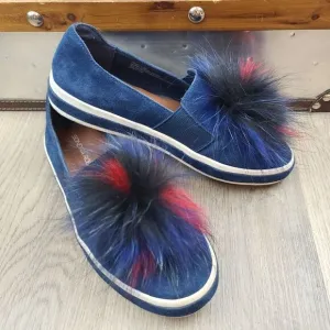Sondra Roberts Romy Leather Slip On Sneakers size 6.5