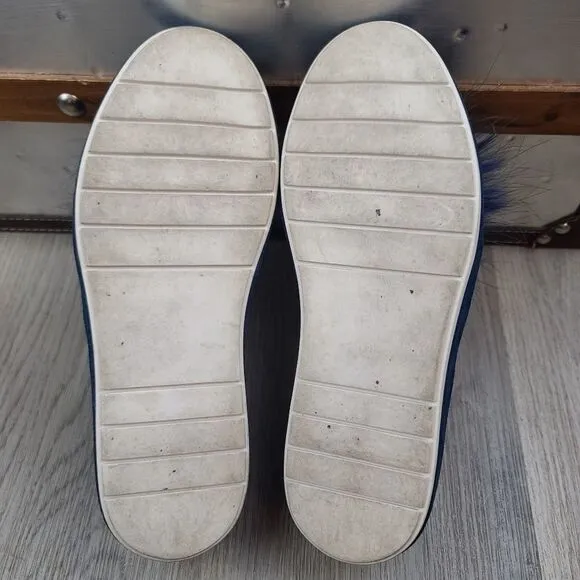 Sondra Roberts Romy Leather Slip On Sneakers size 6.5