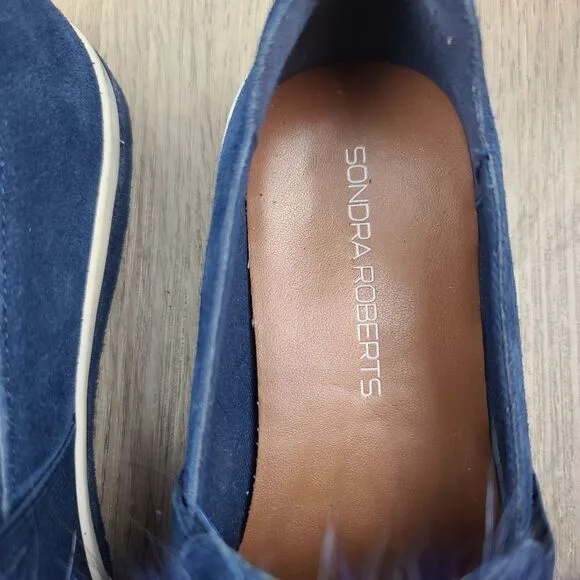 Sondra Roberts Romy Leather Slip On Sneakers size 6.5
