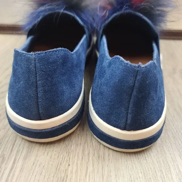 Sondra Roberts Romy Leather Slip On Sneakers size 6.5