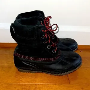 Sorel Black Waterproof Winter Duckboots Sz 3