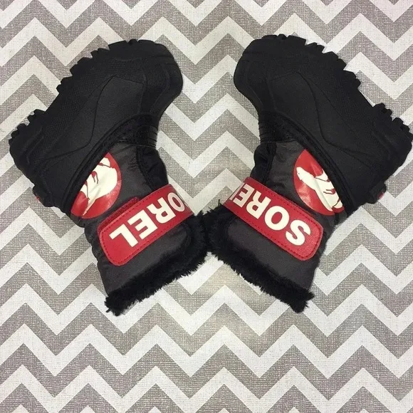 Sorel Black Winter Snow Boots Size 5 BB