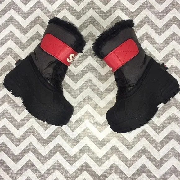 Sorel Black Winter Snow Boots Size 5 BB