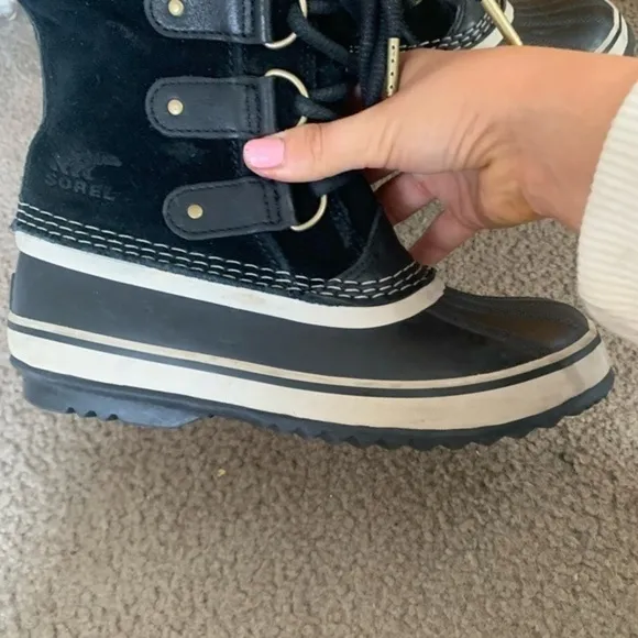 Sorel Boots Joan Of Arctic Tall Fur in Black