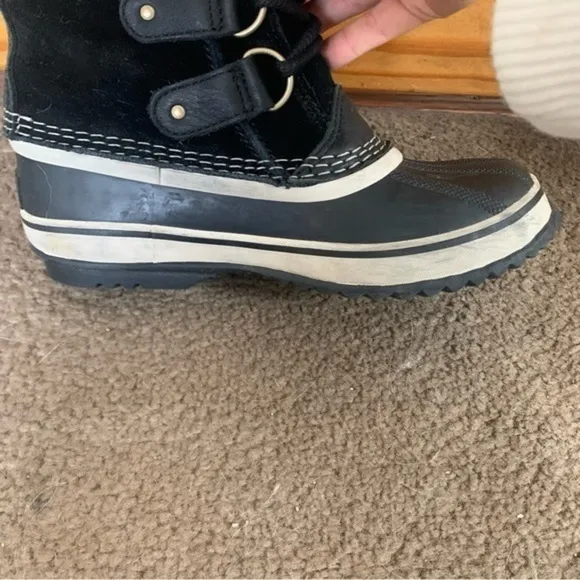 Sorel Boots Joan Of Arctic Tall Fur in Black