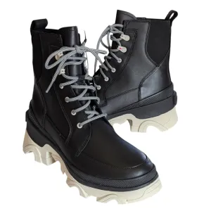 Sorel Brex Black and White Boots Size 8