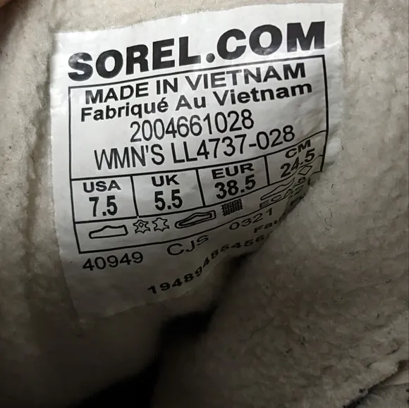 Sorel Explorer Joan Dual Zip Faux Fur Boots, Grey Suede, Women's 7.5 M