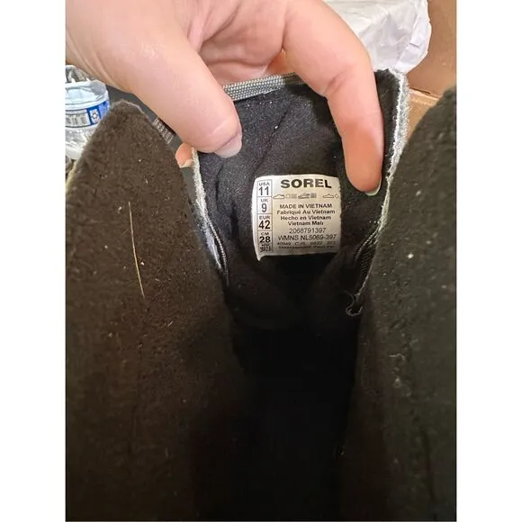 Sorel Explorer Next Joan Waterproof Boots Stone Green Alpine Tundra 11