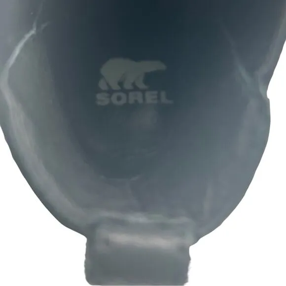 Sorel Joan Ankle Boots Womens Size 8 Black Uptown Chelsea Waterproof Leather