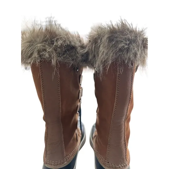 Sorel Joan Of Arctic 11 Faux Fur Lined Lace Up Tall Winter Snow Boots