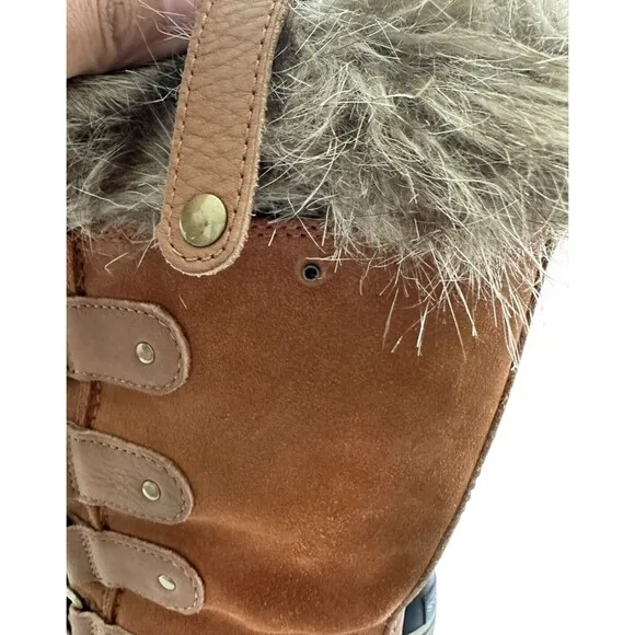 Sorel Joan Of Arctic 11 Faux Fur Lined Lace Up Tall Winter Snow Boots