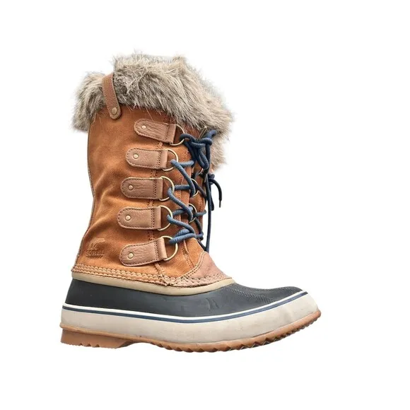 Sorel Joan Of Arctic 11 Faux Fur Lined Lace Up Tall Winter Snow Boots