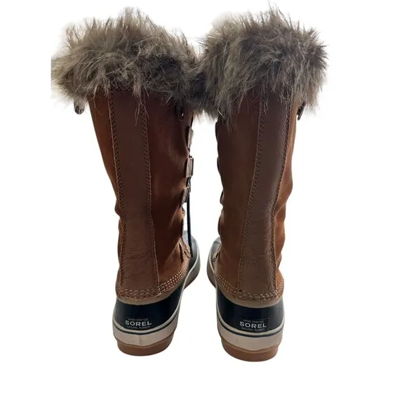 Sorel Joan Of Arctic 11 Faux Fur Lined Lace Up Tall Winter Snow Boots