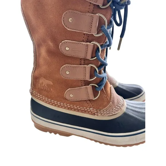 Sorel Joan Of Arctic 11 Faux Fur Lined Lace Up Tall Winter Snow Boots