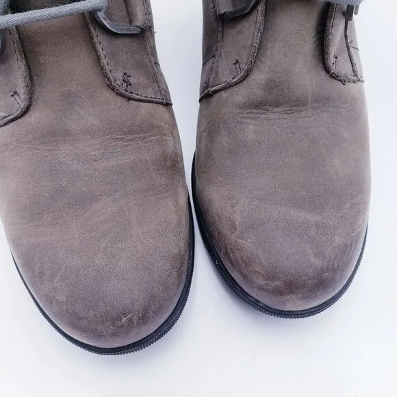 SOREL Joan of Arctic II Wedge Boots Olive Nubuck Leather Waterproof  Size 9.5