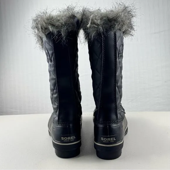 Sorel Joan of Tofino II Waterproof Snow Boots Faux Fur Women's Size 6.5 EUR 38