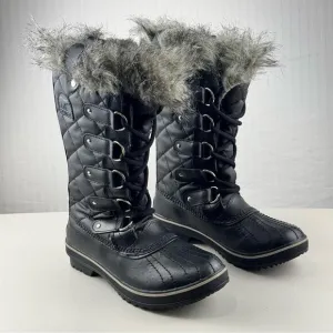 Sorel Joan of Tofino II Waterproof Snow Boots Faux Fur Women's Size 6.5 EUR 38