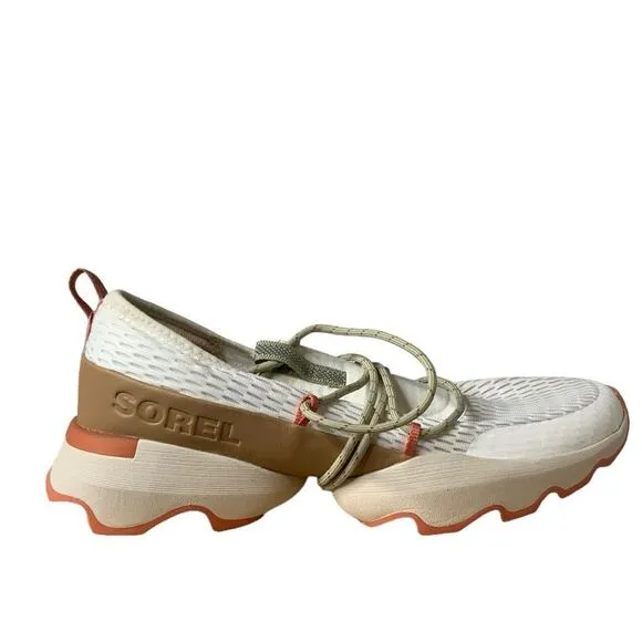 Sorel Kinetic Impact Sneakers Womens Size 10 Lace Up Scalloped Mesh Shoes