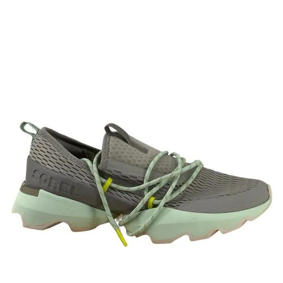Sorel Kinetic Impact Sneakers Womens Size 9.5 Lace Up Scalloped Mesh Shoes