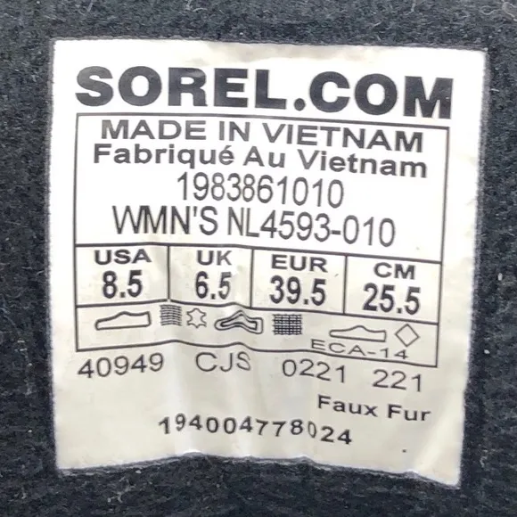 Sorel Kinetic RNEGD Sport Waterproof Sneaker Boots 8.5