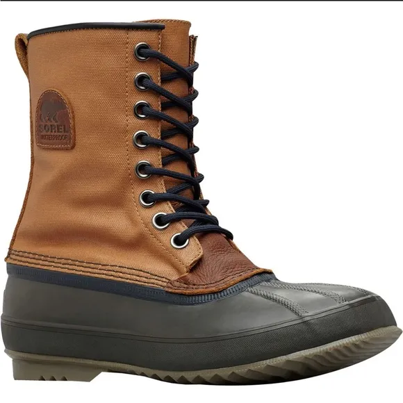 Sorel Men's Brown and Black 1964 Premium Waterproof Boots