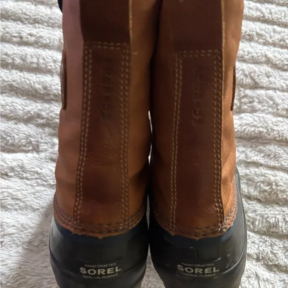 Sorel Men's Brown and Black 1964 Premium Waterproof Boots