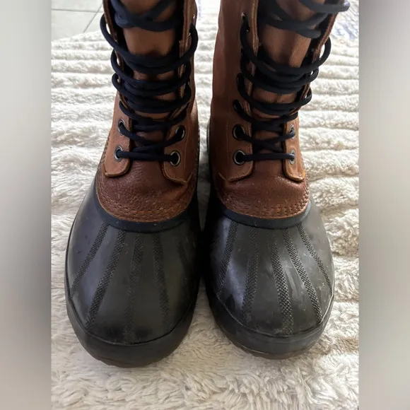 Sorel Men's Brown and Black 1964 Premium Waterproof Boots