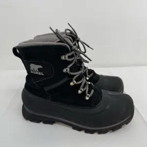 Sorel Men's Buxton Lace Waterproof Boots Black Size 8