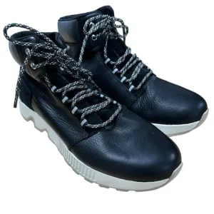 Sorel Men's Mac Hill Mid Leather Waterproof Shoe Black Size 12 New Without Box