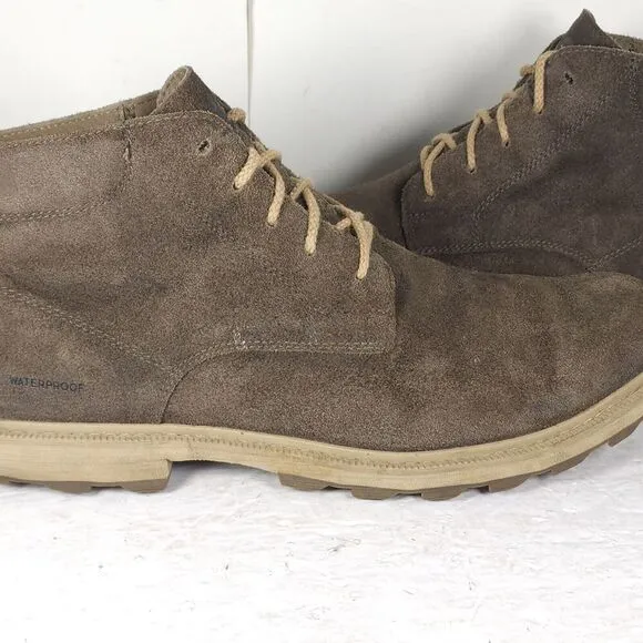 Sorel Men's Madson II Wp US11,5 Brown Waterproof Ankle Chukka  Boots