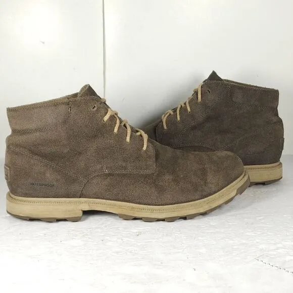 Sorel Men's Madson II Wp US11,5 Brown Waterproof Ankle Chukka  Boots