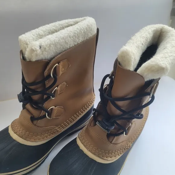 Sorel Mens Waterproof Brown Duck Boots Size 6
