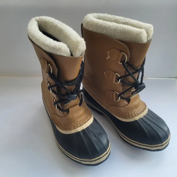 Sorel Mens Waterproof Brown Duck Boots Size 6