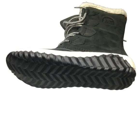 Sorel Out and About Plus Tall Boot Waterproof Winter Black 6M NWT
