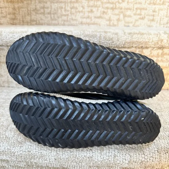 Sorel Out N About Plus Tall Lace Up Black Duck Style Winter Boots Size 10
