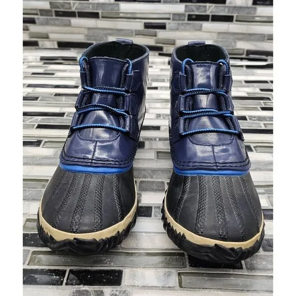 Sorel Out N About Rain Duck Waterproof Women's Ankle Boots Size 6.5