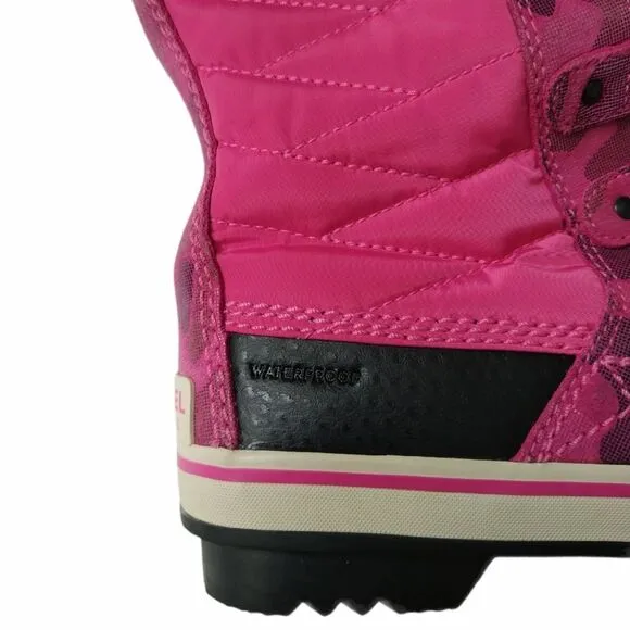 Sorel Pink Tofino Faux Fur Ice Rubber Boots